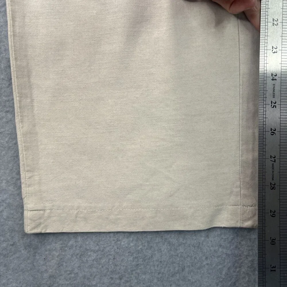 VTG Banana Republic Mens Dawson Linen Blend Chino Pants 32x32 (32x29.5) Vacation